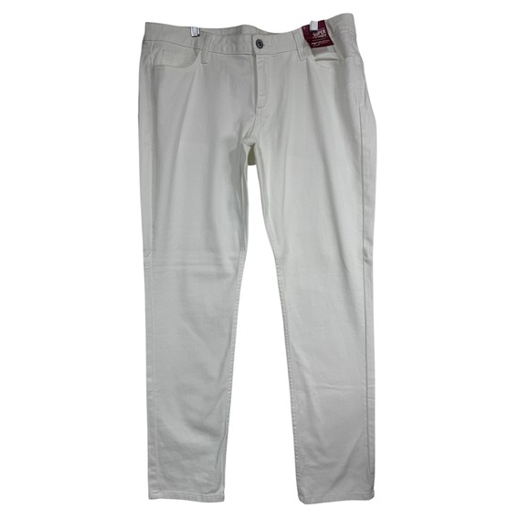 Arizona Jean Company Denim - Arizona Jean Co White Mid Rise Super Skinny Jeans Junior's Size 17 New